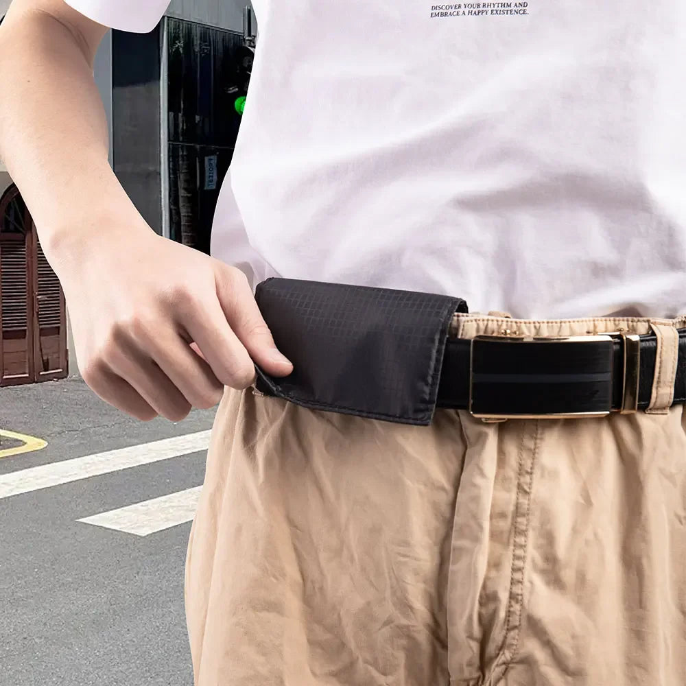 Cartera antirrobo invisible bajo la ropa
