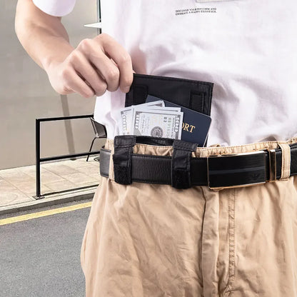 Cartera antirrobo invisible bajo la ropa